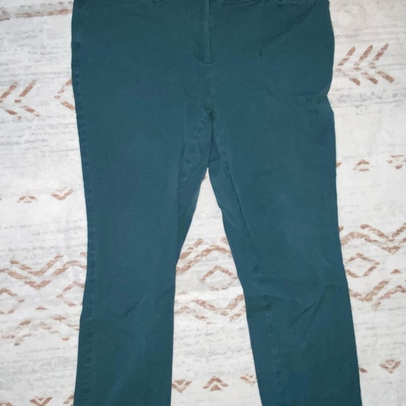 LOFT Pants - The‎ Loft Sutton Skinny Ankle Teal Women’s Size 12 Pants